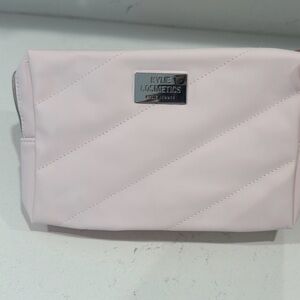 Brand new. 
• Kylie Cosmetics Ruched Make Up Bag